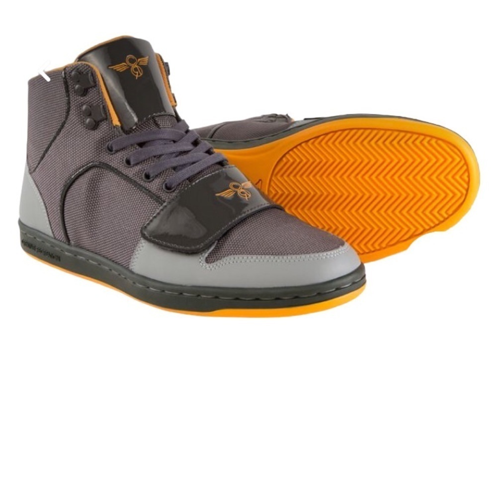 VTG RARE Creative Recreation Cesario CR-411 in Grey/Orange